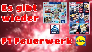 Es gibt wieder F1 Feuerwerk bei Lidl und Aldi ab dem 212202425 [upl. by Akimit]