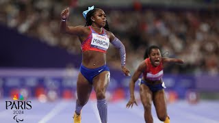 A fall an upset and American Brittni Mason on the podium in wild womens 100m final  NBC Sports [upl. by Home]