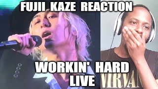 FUJII KAZE REACTION  Workin Hard  Asia Tour Singapore [upl. by Gennie624]