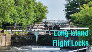 Long Island Flight Locks  Episode 8 Cruising the Rideau Canal [upl. by Llewxam]