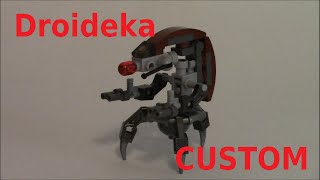 Custom LEGO Droideka  LEGO Star Wars MiniMOC [upl. by Nelyt]