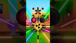 Railroad Crossing Light 🚦shorts colour railroadcrossing 🚦🚂 youtubeshorts [upl. by Nefen]