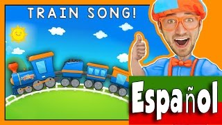 Trenes para Niños con Blippi – Canción divertida del Tren [upl. by Fey856]