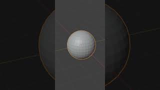 Creating a Smooth UV Sphere in Blender shorts blendertutorial [upl. by Katzir]