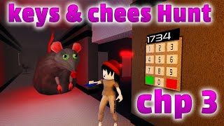 ALL KEYS amp CHEESE HUNT cheese escape chapter 3 horror FULL WALKTHROUGH roblox [upl. by Kery317]