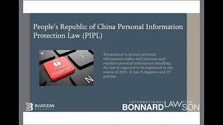 Webinar Chinas New Personal Information Protection Law explained [upl. by Anirdnaxela]