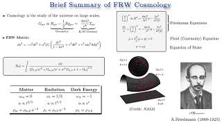 Friedmann  Robertson  Walker Cosmology  Cosmological Models [upl. by Aerdnad137]