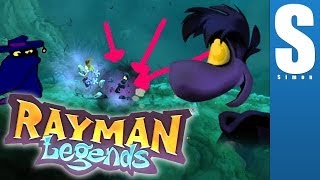 Rayman Legends Stop following me Dark Rayman Simon playing [upl. by Orimlede]