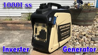 Sportsman 1000 watt Inverter Generator 1000i ss first impression and oil change [upl. by Pegg987]