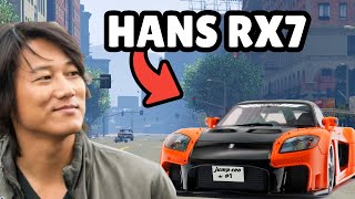 Running From The Cops Using Hans RX7 in GTA 5 RP [upl. by Nolak656]