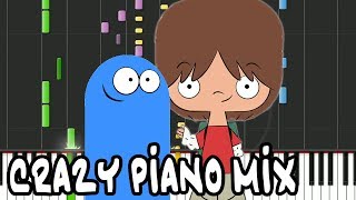 Crazy Piano Mix quotFOSTERS HOME FOR IMAGINARY FRIENDSquot Theme Song [upl. by Eirised839]