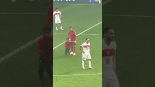 🇹🇷🇵🇹 Selfie Flitzer bei Ronaldo I Türkei vs Portugal I EURO 2024 I Dortmund [upl. by Arvy]