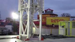 Funtime GyroDropTower Freefall Wiener Freifallturm Koidl Prater Wien 2017 construction 1 [upl. by Oaht]