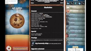 Cookie Clicker Frozen Cookie Mod  1850 Heavenly Chips  325 Trillion Cookies in 30 Minutes [upl. by Idonah652]