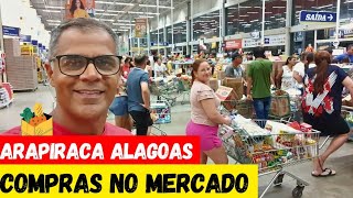 VEJA O VALOR COMPRA DO MÊS ATACADISTA ARAPIRACA ALAGOAS NORDESTE [upl. by Nats]