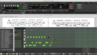 How to create midi drum track using Ardour 53 [upl. by Alek926]