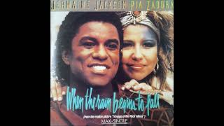 Jermaine Jackson amp Pia Zadora  When The Rain Begins To Fall Extended Version [upl. by Nosak]