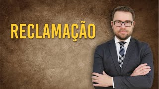 NOVO CPC  RECLAMAÇÃO [upl. by Ainaznat960]