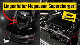 C8 Corvette Lingenfelter Magnuson Supercharger Raw Sounds [upl. by Niowtna]