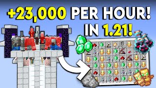 BEST RAID FARM 121 Minecraft Tutorial  23000HR [upl. by Adnot774]