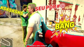 GTA ONLINE MAS PAGANDO DE quotMANDRAKEquot NAS RUAS DE LOS SANTOS 🤣 [upl. by Htiduy]