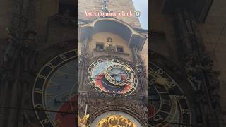 Listen to the chimes 🎐 of Astronomical clock ⌚ Prague travel europe shorts [upl. by Anirbak878]