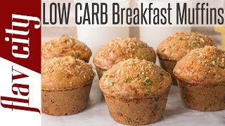 Epic Low Carb Breakfast Muffins For The Keto Diet  Only 3g Carbs [upl. by Silvano]