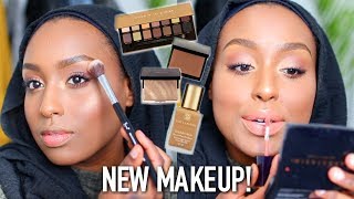 TESTING NEW MAKEUP  ABH Soft Glam amp ABH Bronzer Double Wear Foundation  More  Aysha Abdul [upl. by Acker]