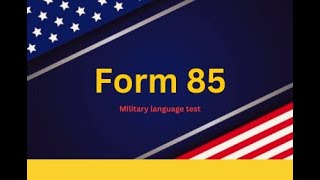 Armed Forces Language Drill  Ꭼc•L t Comprehension Evaluation Model 85 [upl. by Nirrad]