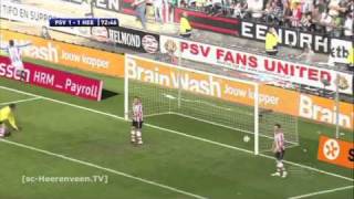 Samenvatting PSV  sc Heerenveen seizoen 20102011 [upl. by Anitsenre]