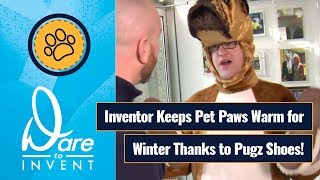 Inventor Keeps Pet Paws Warm for Winter [upl. by Eusebio564]