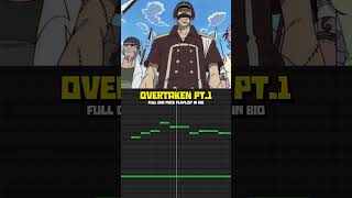 Overtaken Pt1  One Piece OST Midi  Piano Cover [upl. by Ciapas]