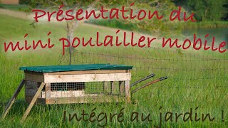 Petit poulailler mobile du jardin potager [upl. by Ennayd]