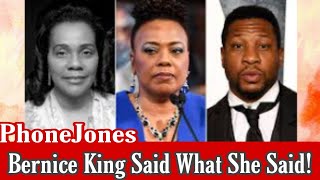 Bernice King Responded To Jonathan Majors Remark [upl. by Ciaphus]