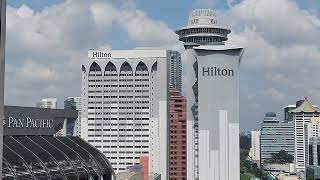 Singapore Hilton Mandarin Marriott Tang Plaza Pullman and Pan Pacific Hotels along Orchard Road View [upl. by Coraline290]