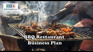 bbq restaurant business plan  template with example and sample [upl. by Latrina]