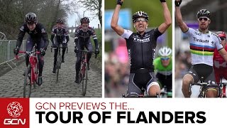 GCN Previews The 100th Tour Of Flanders – De Ronde Van Vlaanderen Race Preview [upl. by Erek402]