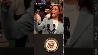 Kamala Harris Trump tanked immigration bill at Atlanta rally [upl. by Adelbert]