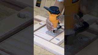 Amazing Wooden Frame with Router Technique shorts woodworking trending [upl. by Nerac]