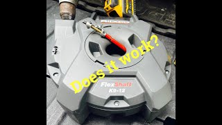 Ridgid K912 Flexshaft vs Grease INFESTED Drain [upl. by Noel]