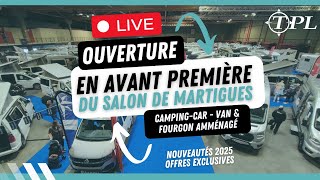 LIVE  Ouverture du Salon du CampingCar Van et Fourgon Aménagé à Martigues [upl. by Ardnak284]