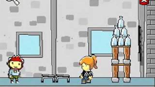 Scribblenauts Nintendo DS Gameplay  Knocking over bottles [upl. by Lamson]