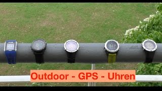 Vergleich Outdoor GPS Uhren [upl. by Dirgis]