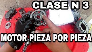 🔩🔧PUNTERI CULATACILINDROCIGÜEÑALARBOL DE LEVAS😎Curso de MECÁNICA DE MOTOCICLETAS CLASE N 3 [upl. by Niboc]