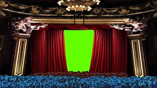 Curtain Opening Green Screen Intro HD Chroma Key Video Effect [upl. by Christoph]