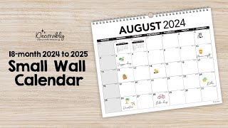 Discover the Perfect Small Wall Calendars for 20242025  Your Ultimate 2025 Calendar Guide📅💖❤️ [upl. by Okiram]