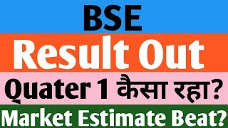 BSE ltd quater 1 Result💸 BSE June result 2025 BSE result today BSE share latest news today [upl. by Penman]