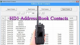 Write Ailunce HD1 Address Book Contacts [upl. by Edrei]