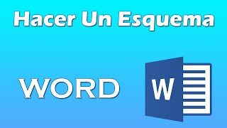 Como hacer un esquema con word [upl. by Pooh]