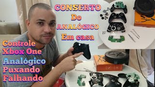 Conserto básico do analógico do controle de Xbox One [upl. by Aeslek]